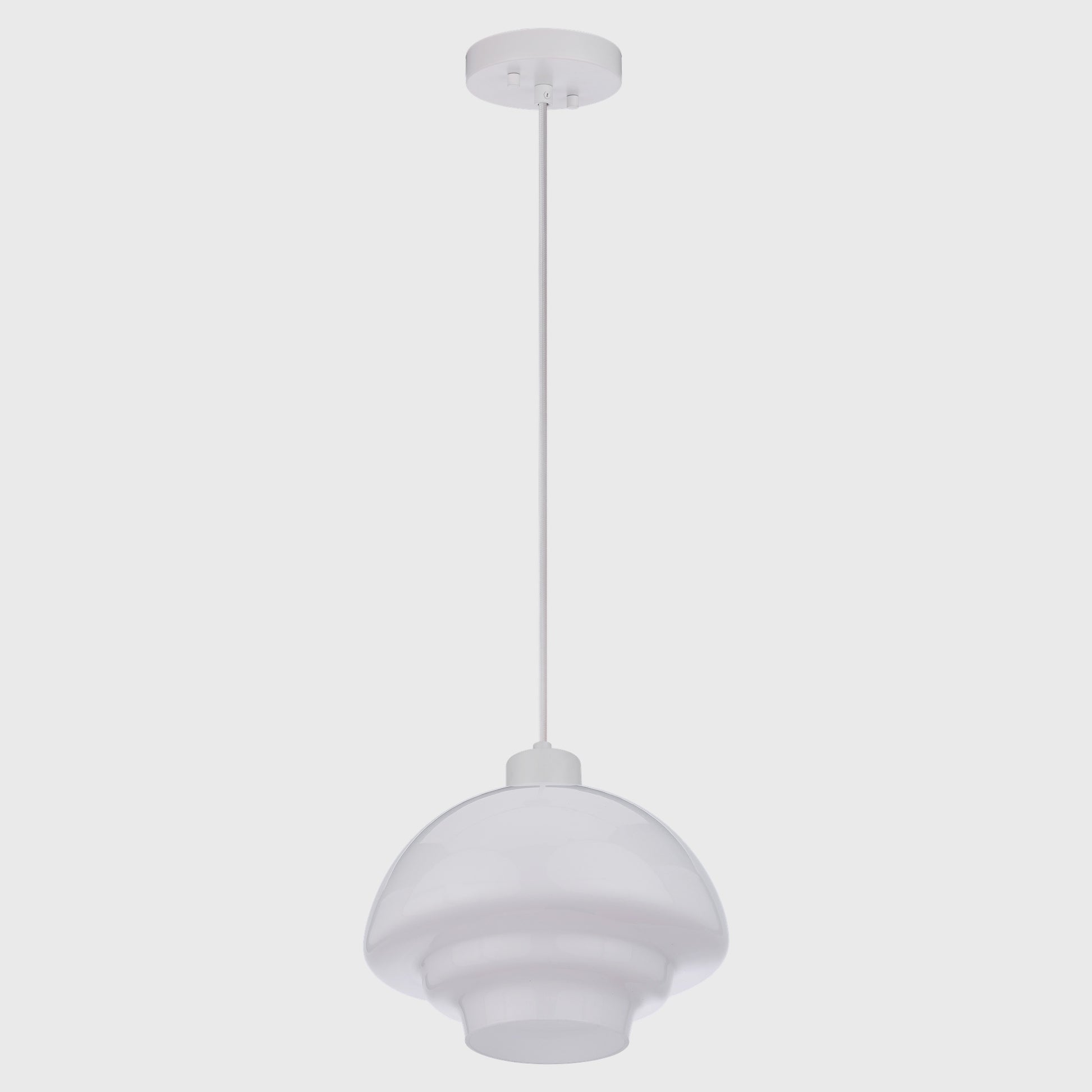 Fenwick Pendant 28cm, White