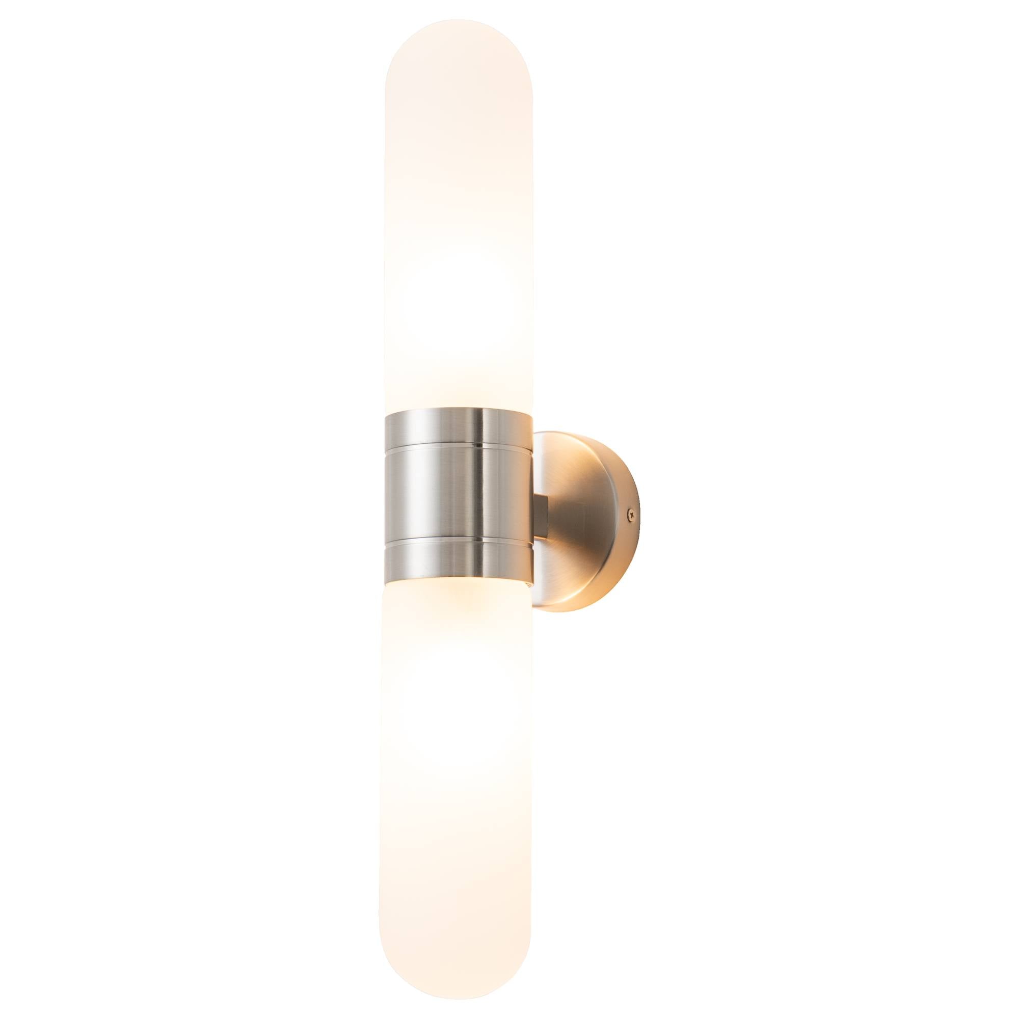 Hepburn Wall Light, Brushed Nickel