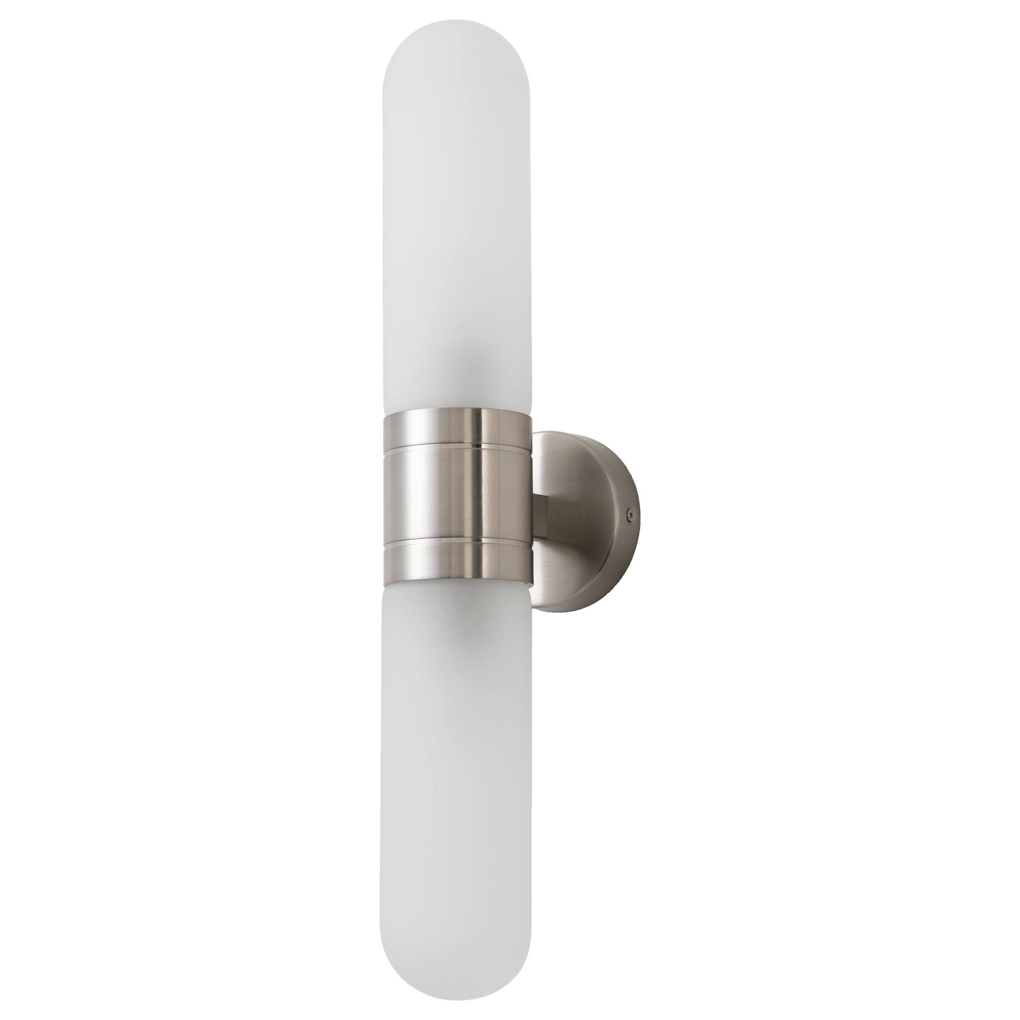 Hepburn Wall Light, Brushed Nickel