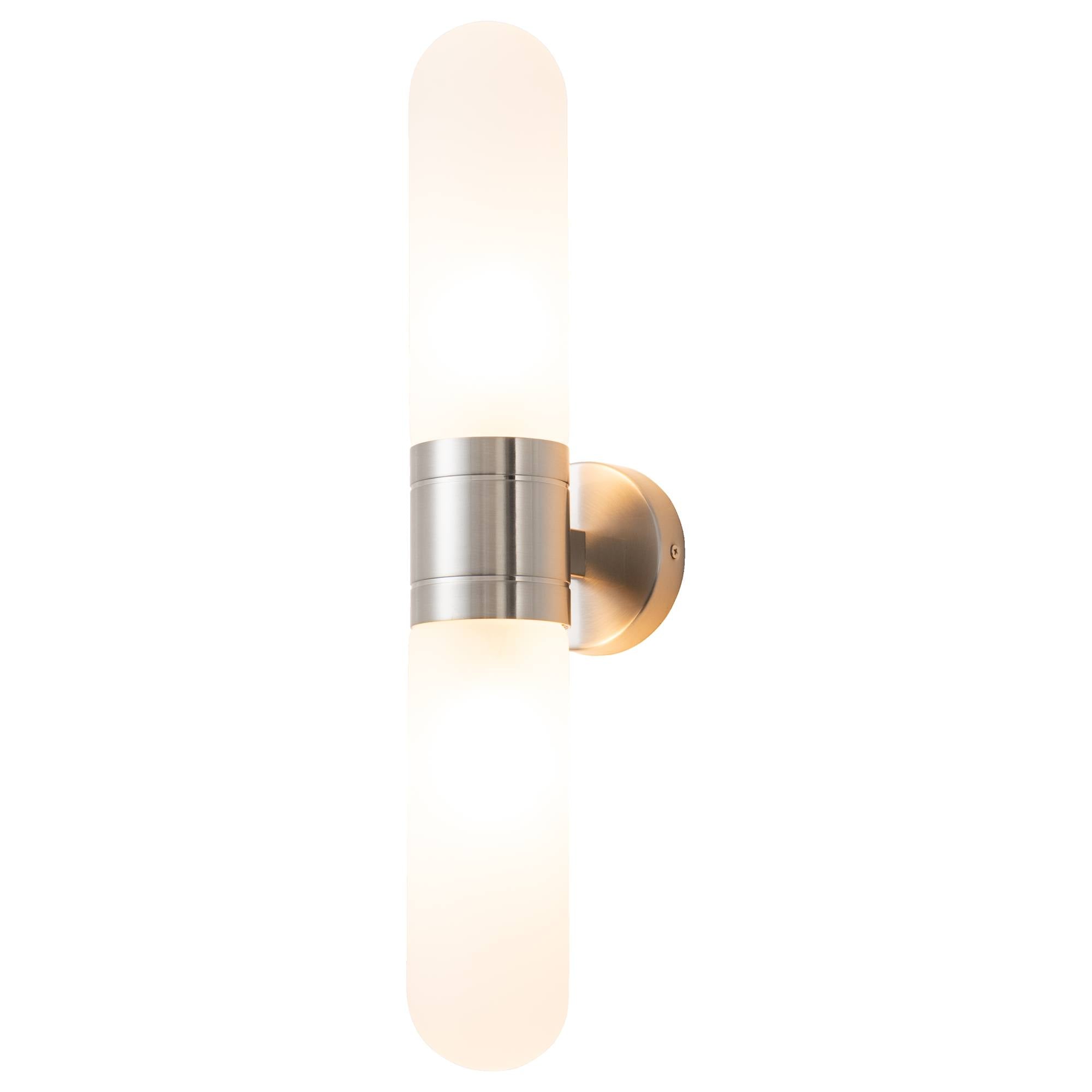 Hepburn Wall Light, Brushed Nickel