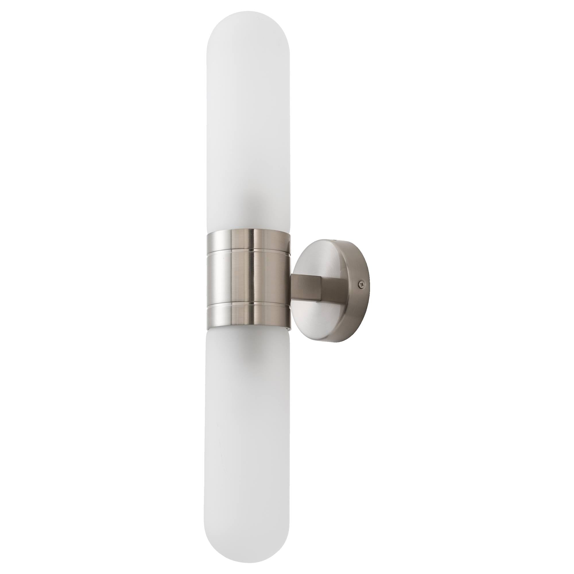 Hepburn Wall Light, Brushed Nickel