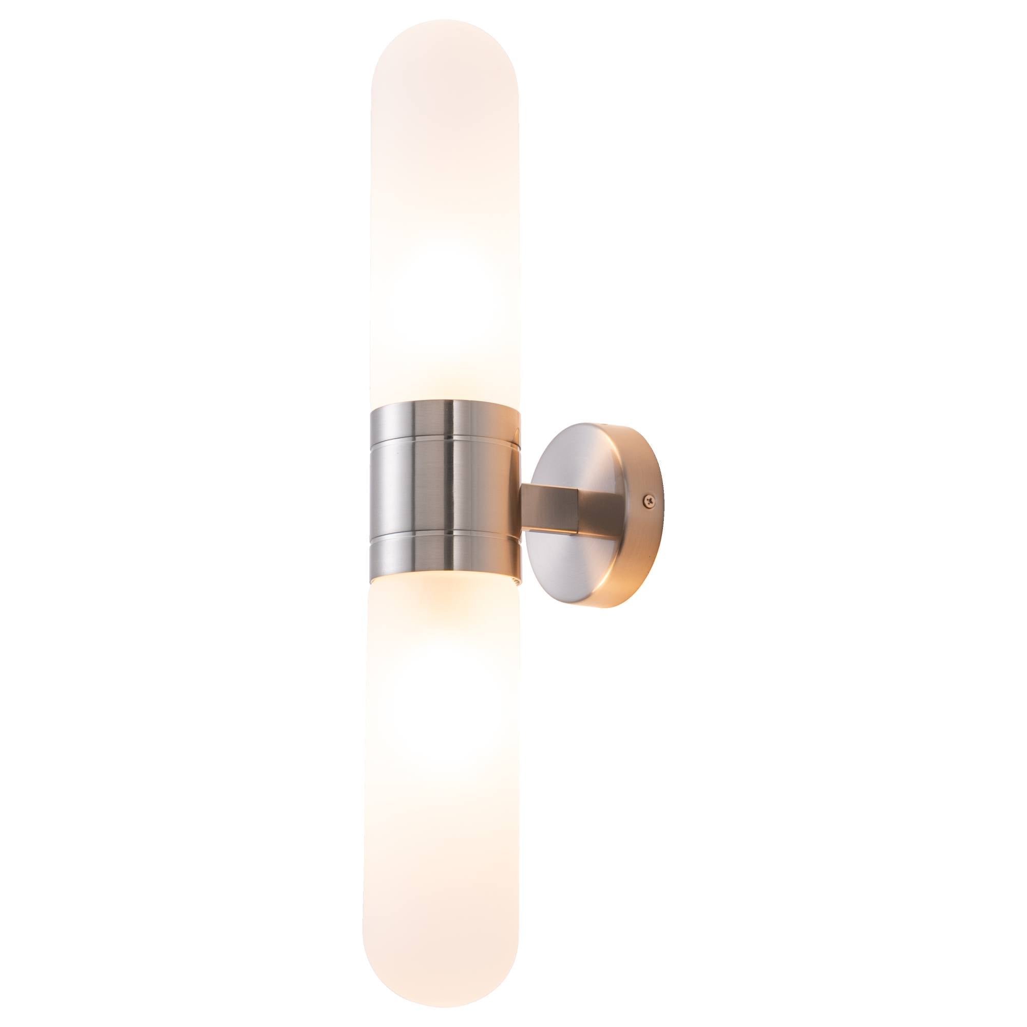 Hepburn Wall Light, Brushed Nickel