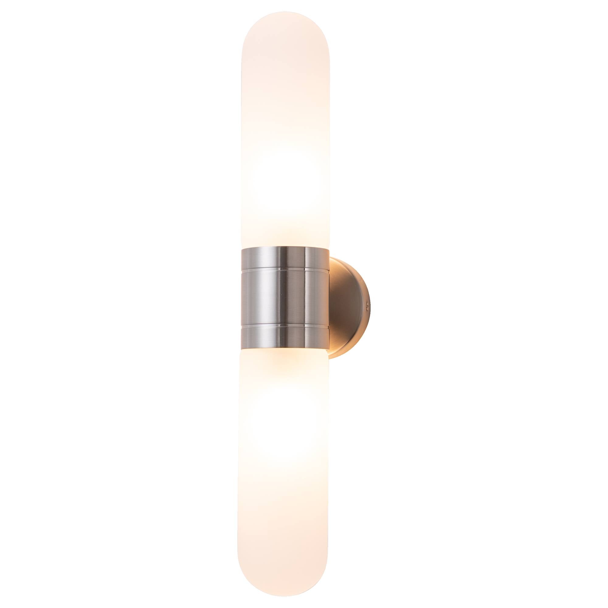 Hepburn Wall Light, Brushed Nickel
