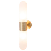 Hepburn Wall Light, Satin Brass