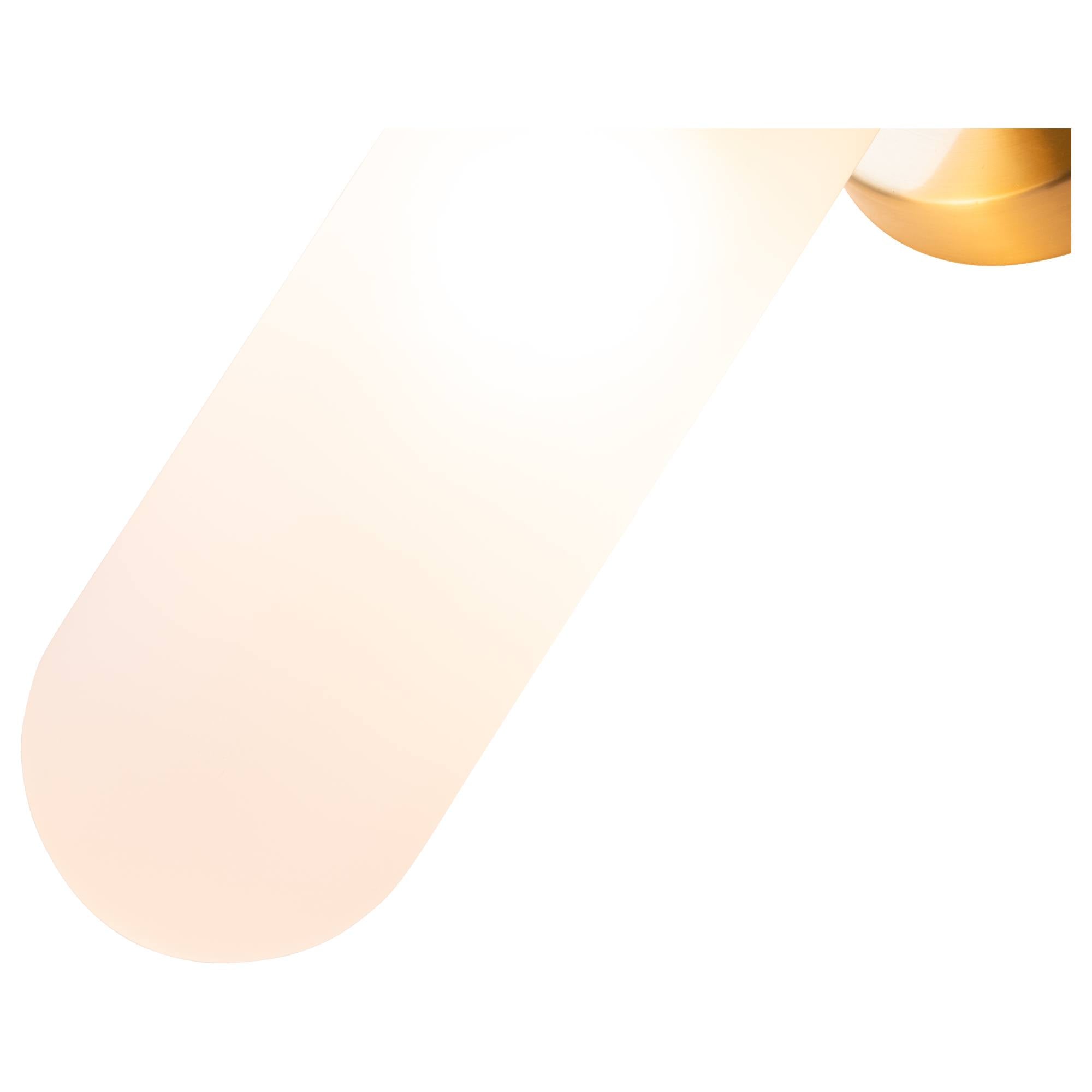 Hepburn Wall Light, Satin Brass