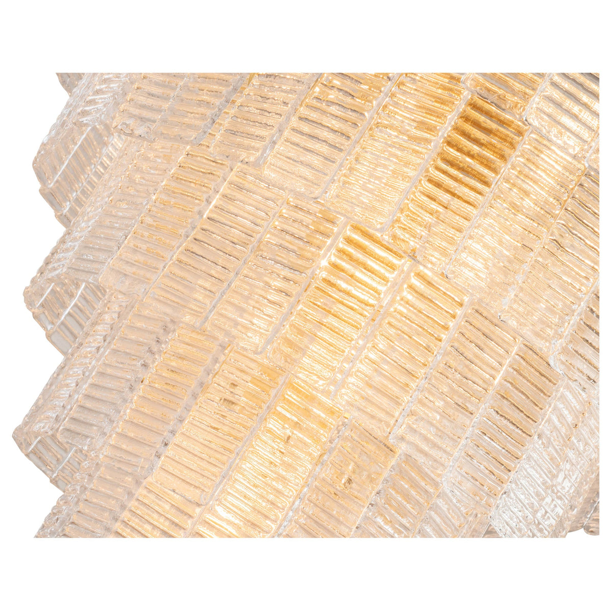 Alara Medium 60cm 9 Light 5 Tier Chandelier, Satin Brass