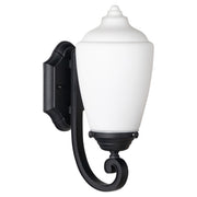 Newry Small Outdoor Wall Light, Matte Black