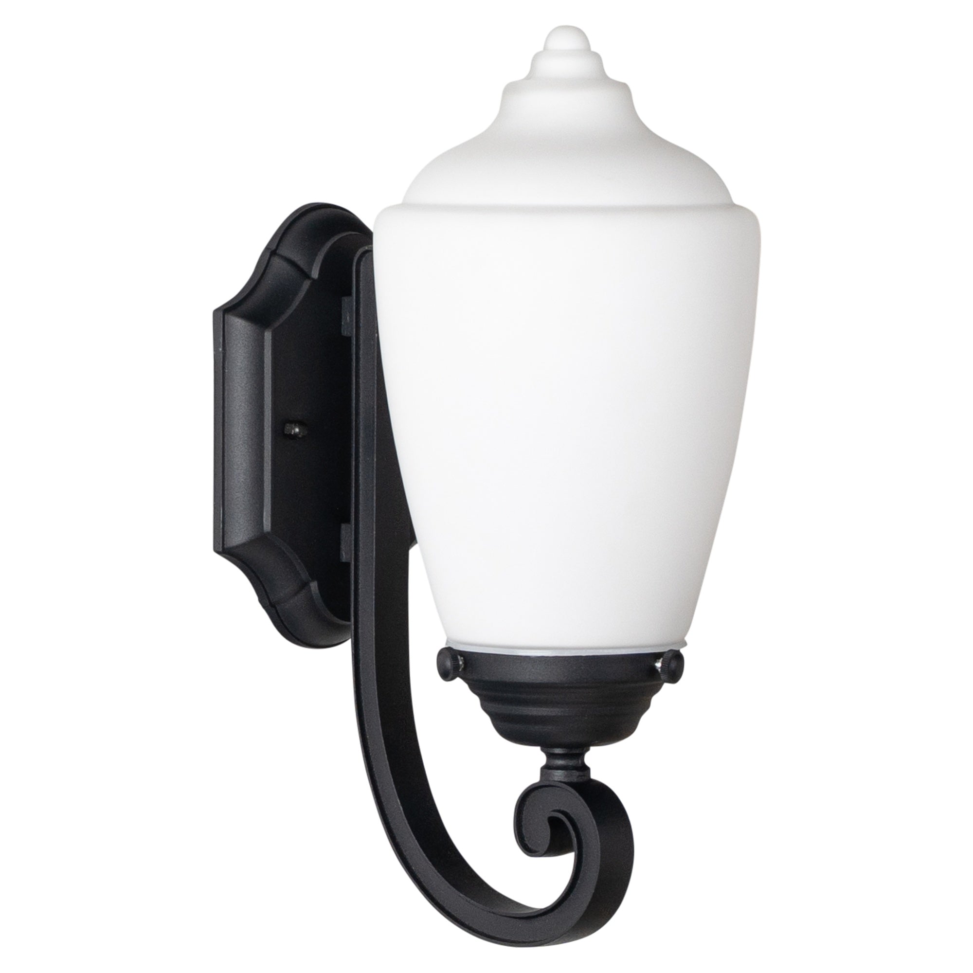 Newry Small Outdoor Wall Light, Matte Black