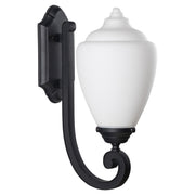 Newry Medium Outdoor Wall Light, Matte Black