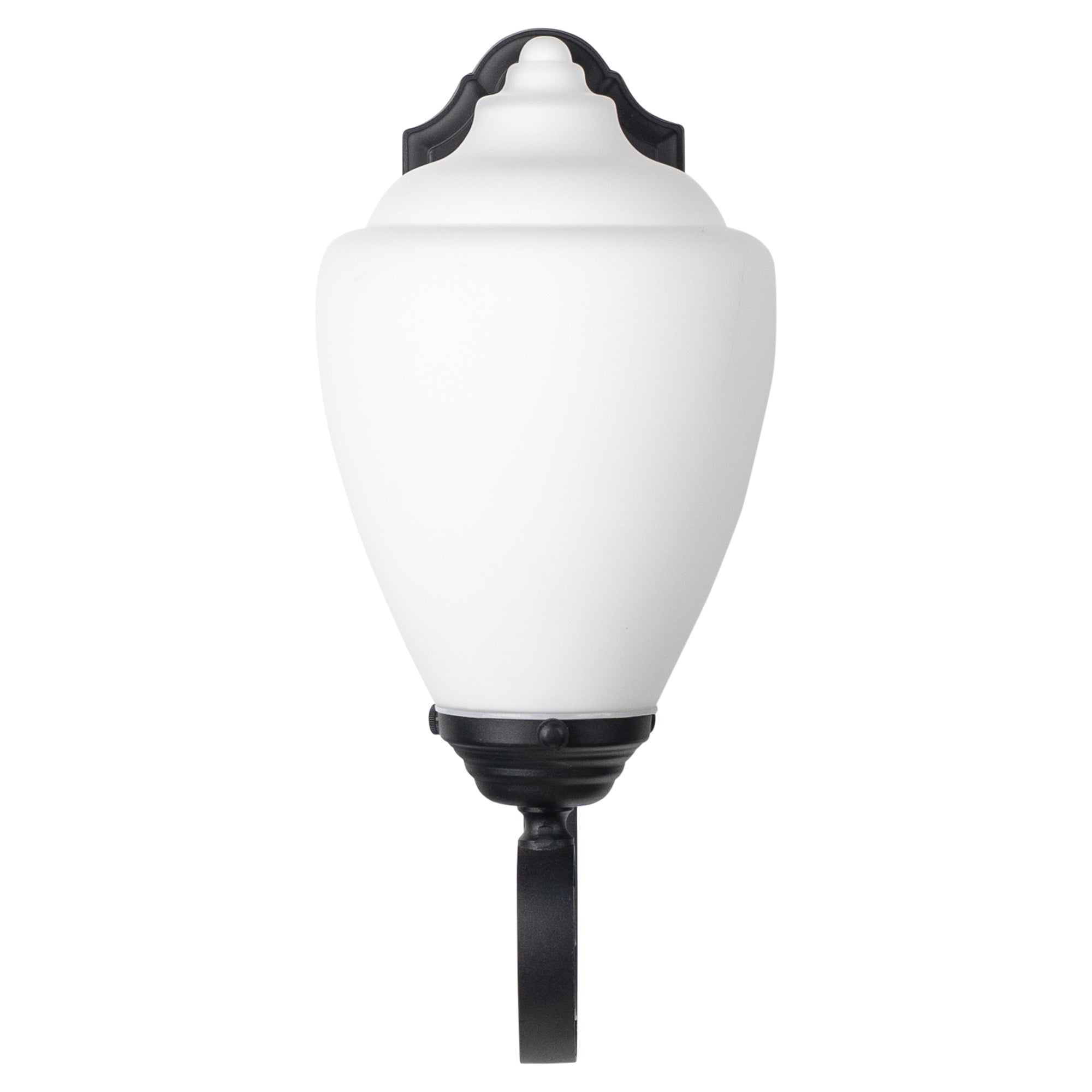 Newry Medium Outdoor Wall Light, Matte Black