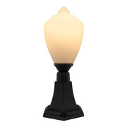 Newry Large Outdoor Pillar Mount, Matte Black