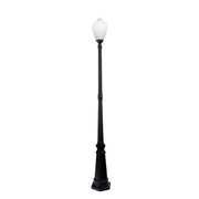 Newry Large Standard Outdoor Garden Post Light, Matte Black