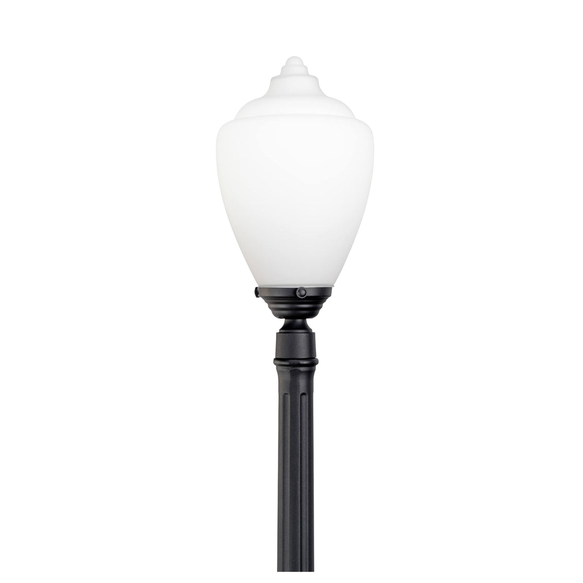 Newry Large Standard Outdoor Garden Post Light, Matte Black