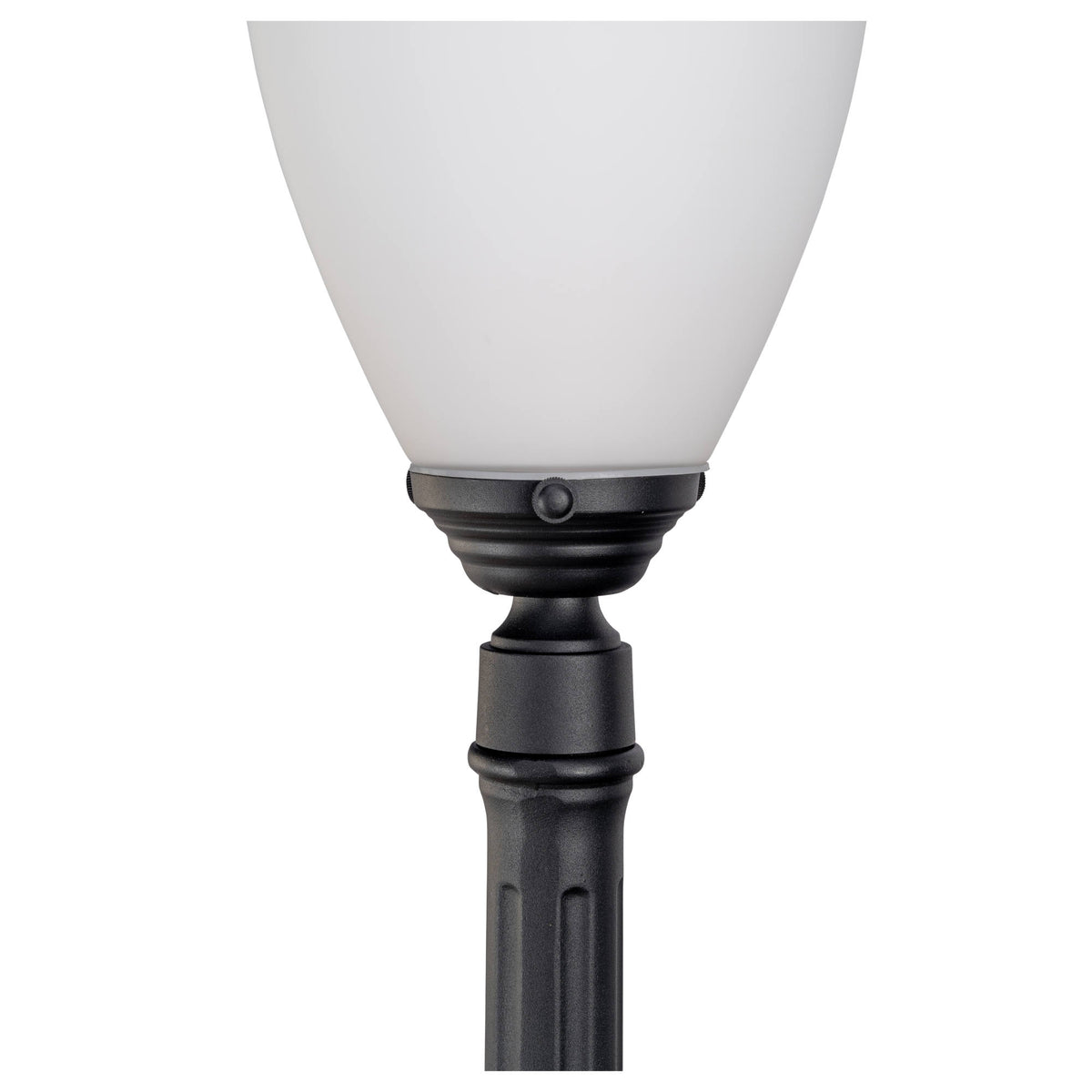 Newry Large Standard Outdoor Garden Post Light, Matte Black