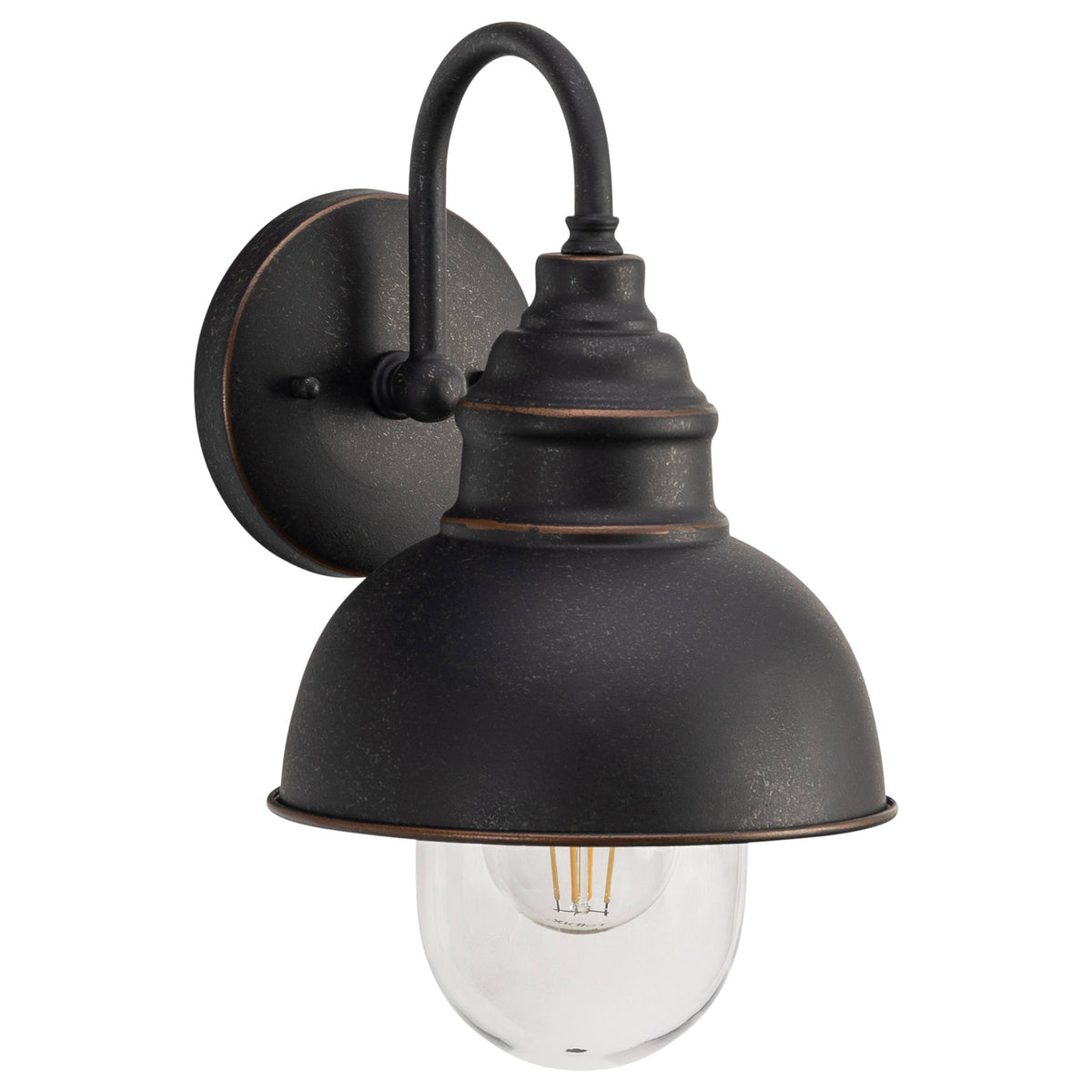 Parkway Small Exterior Wall Light, Antique Bronze