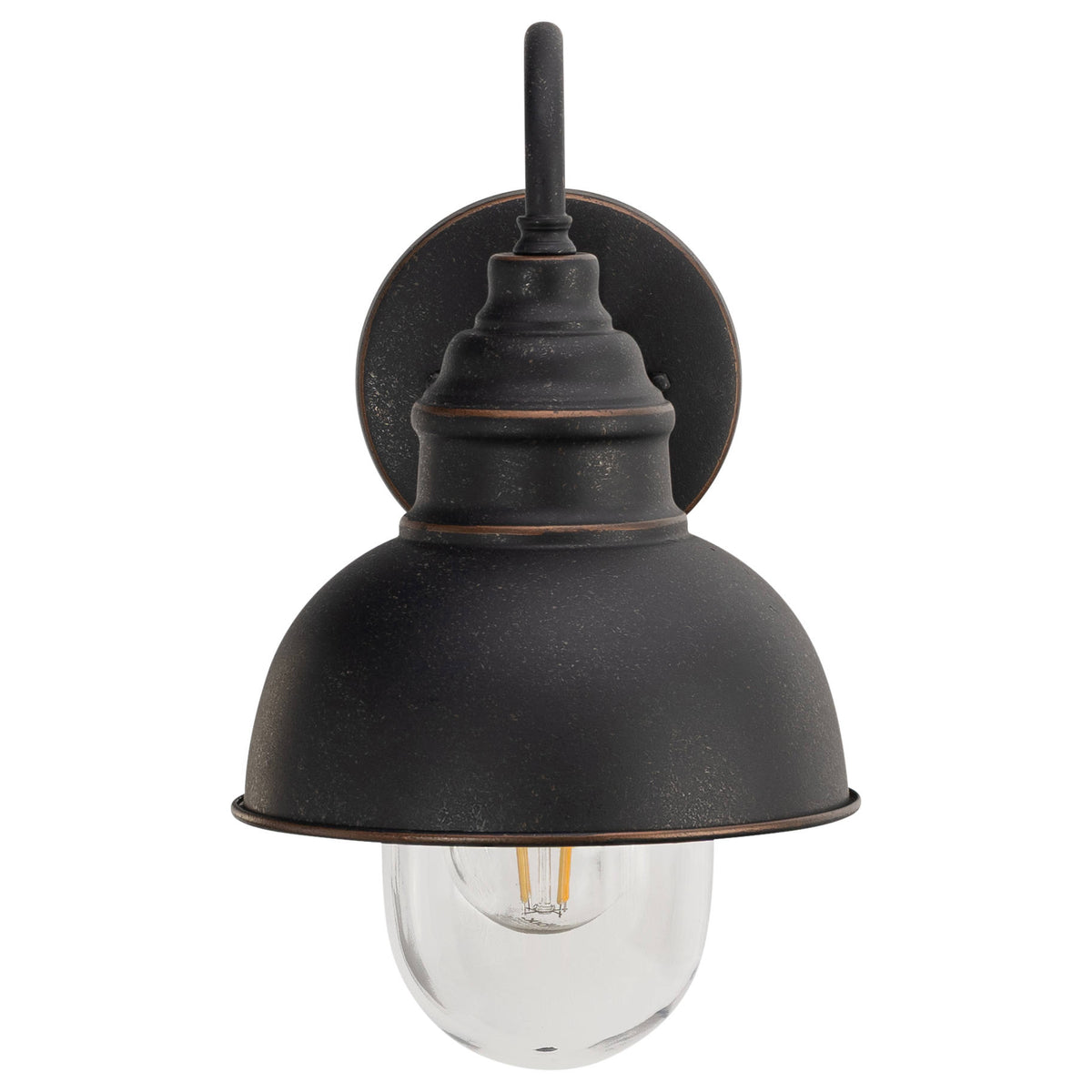 Parkway Small Exterior Wall Light, Antique Bronze