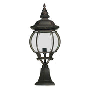Flinders Large IP44 Outdoor Pillar Mount, Antique Bronze
