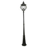 Flinders Large IP44 Standard Outdoor Garden Post Light, Antique Bronze