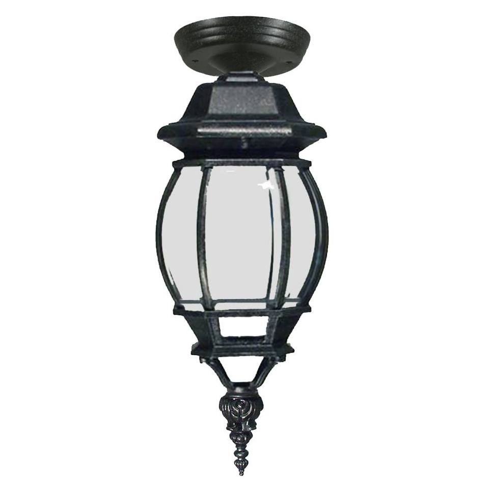 Flinders Small IP44 Outdoor Under Eave, Antique Black