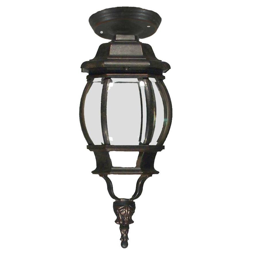 Flinders Small IP44 Outdoor Under Eave, Antique Bronze