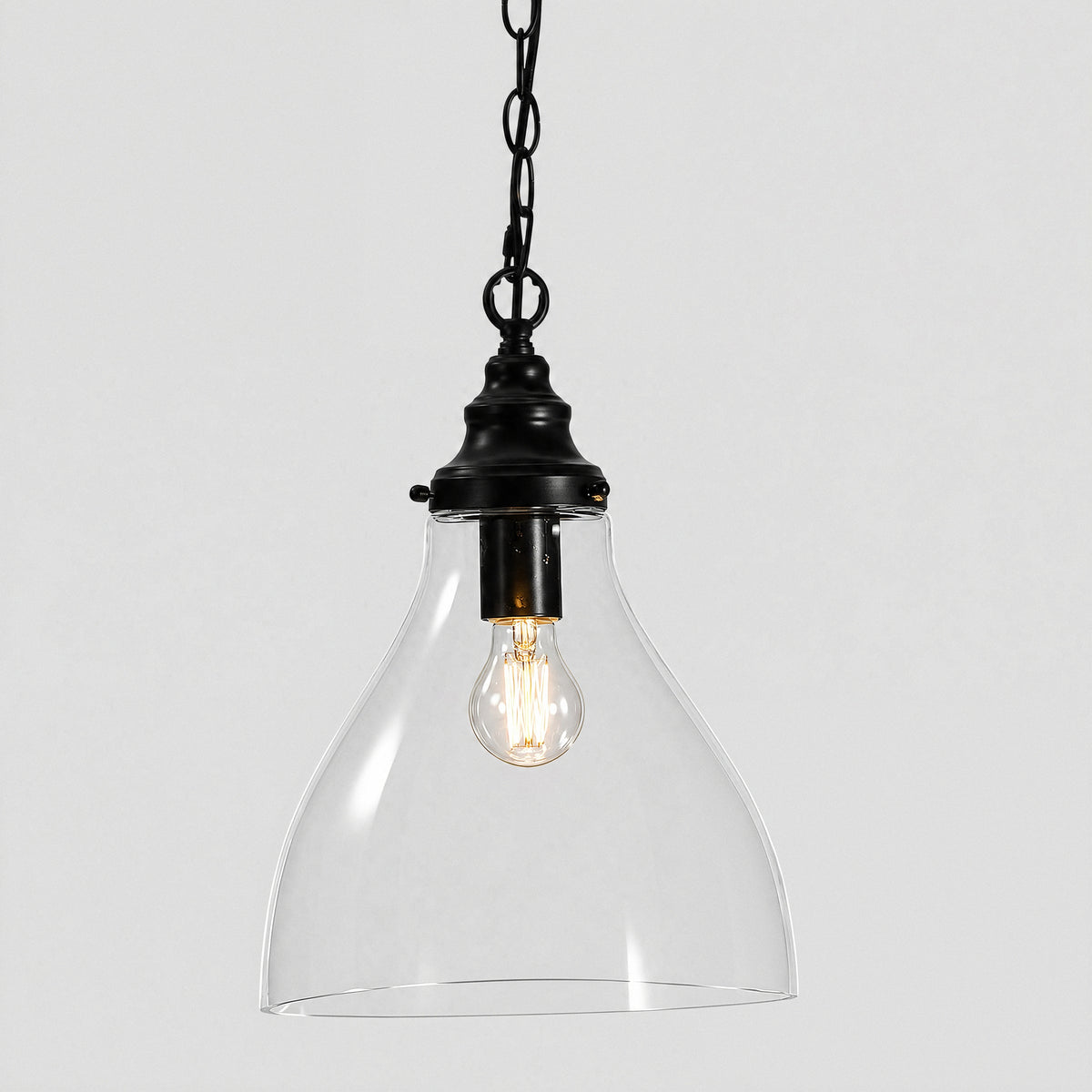 Keys Chain Pendant Small, Matte Black