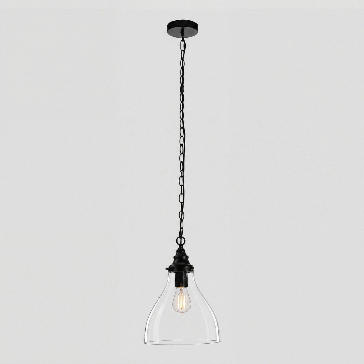 Keys Chain Pendant Small, Matte Black