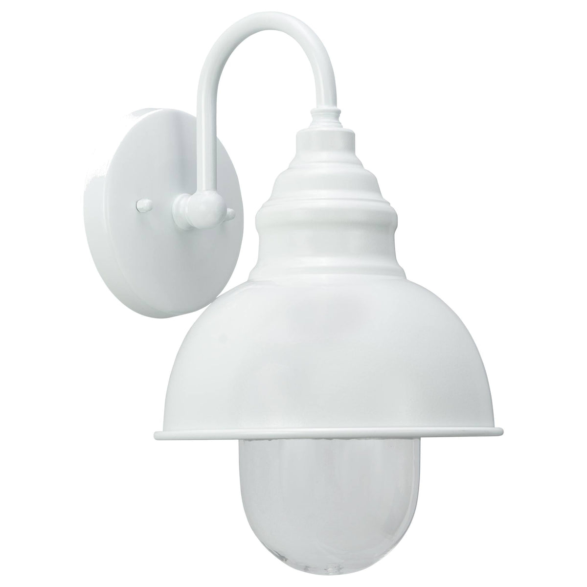 Parkway Small Outdoor Wall Light, White
