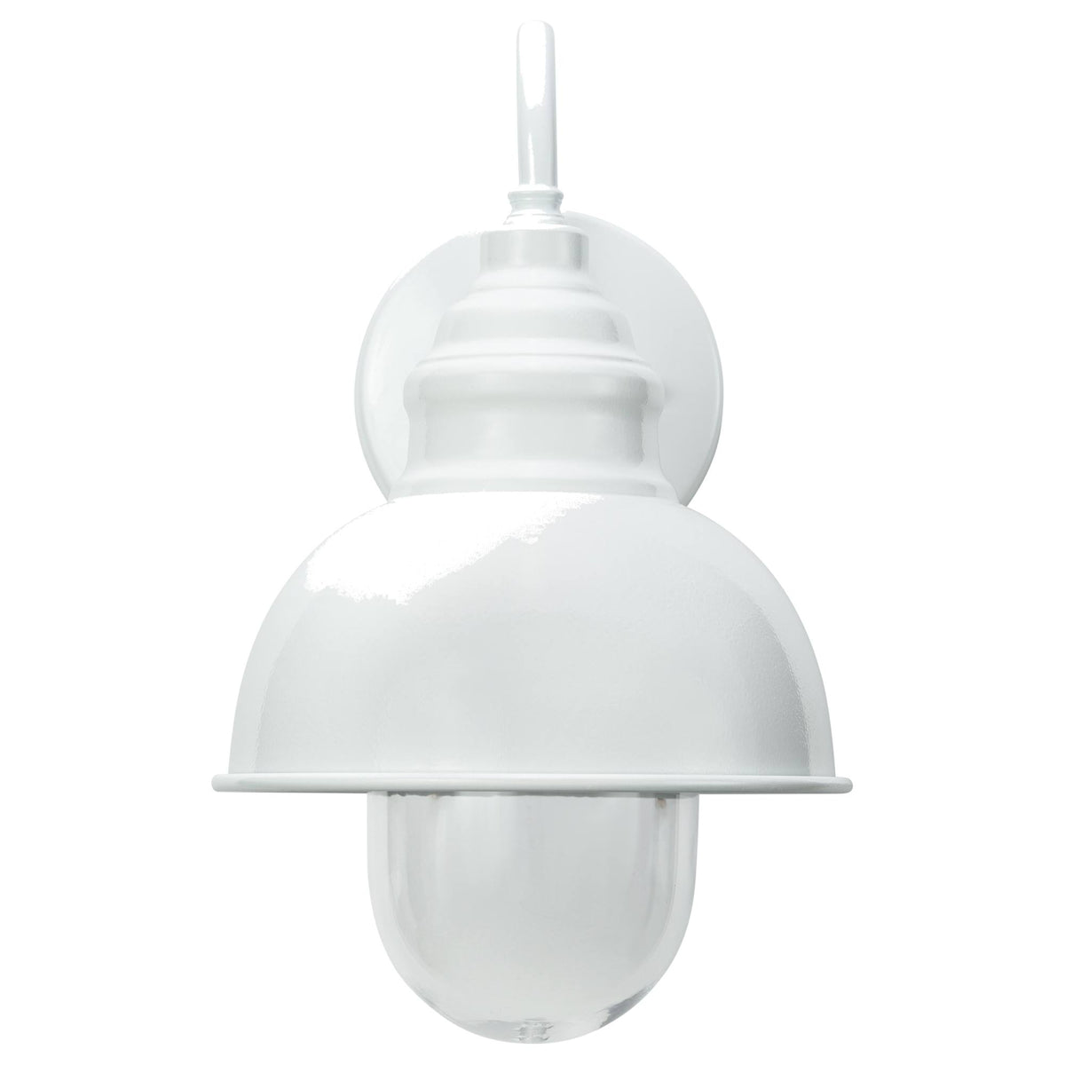 Parkway Small Outdoor Wall Light, White