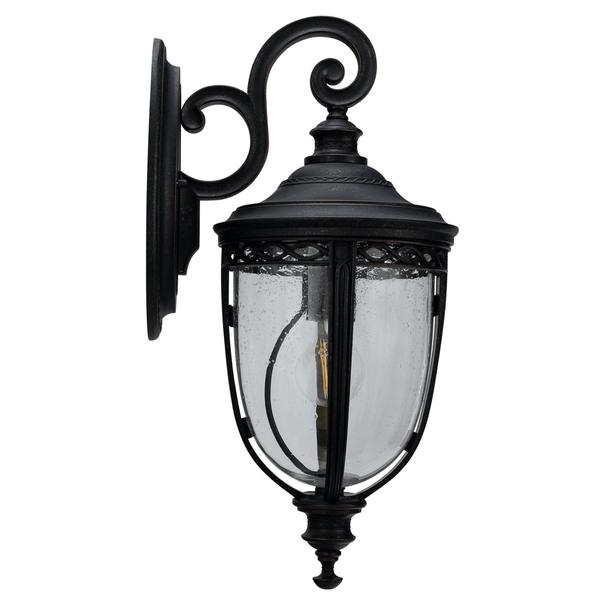 Keppel Medium Outdoor Wall Light, Antique Bronze