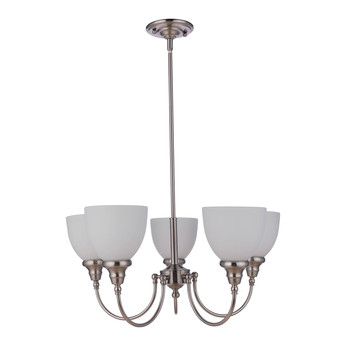 Benson 5 Light Pendant, Brushed Nickel