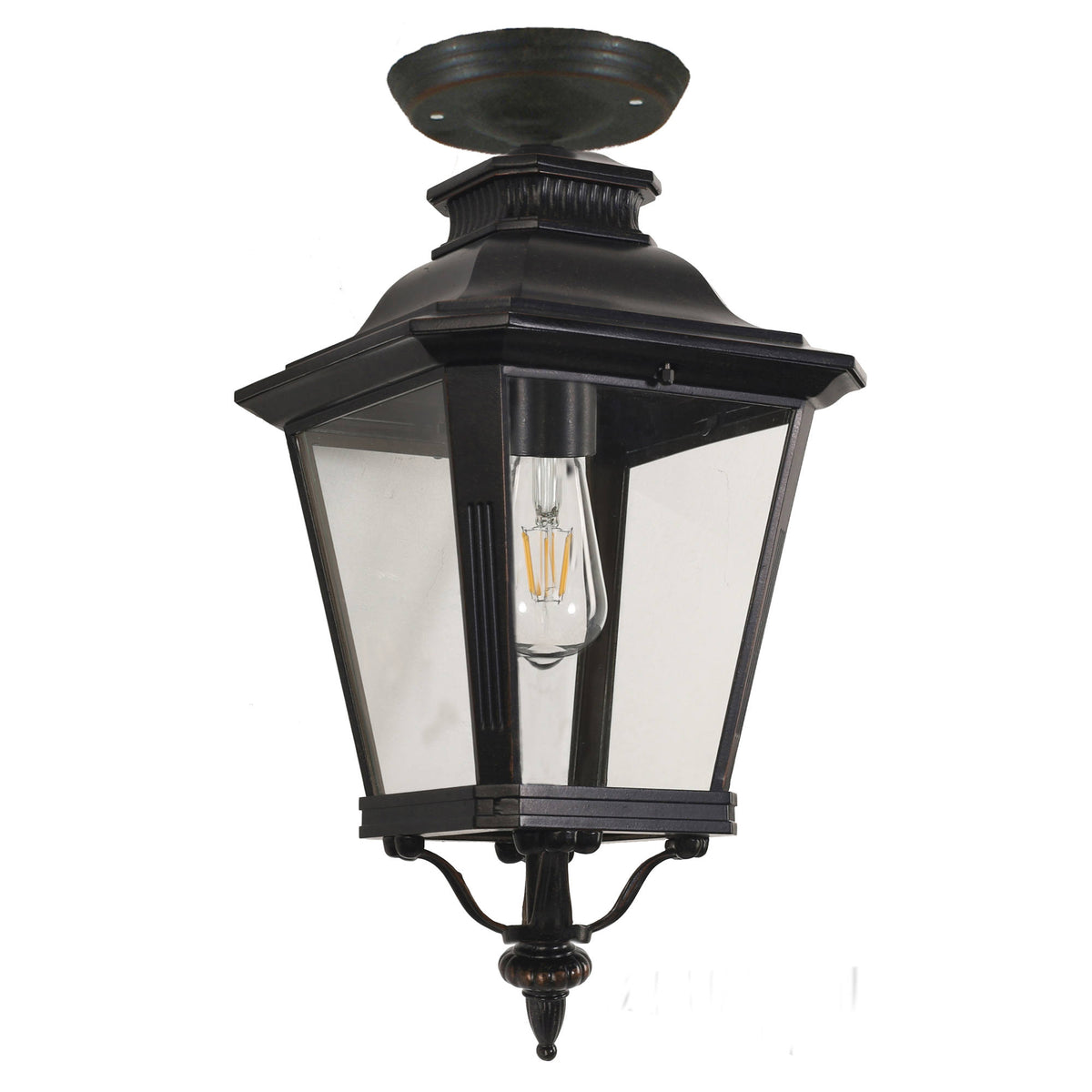 Kingdom IP44 Outdoor Under Eave, Antique Bronze