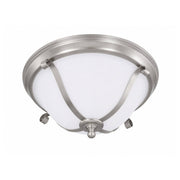 Dallas 3 Light Oyster, Brushed Nickel