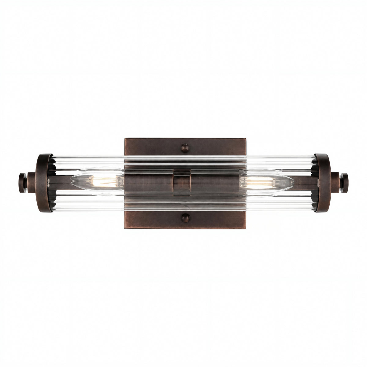 Rockford 2 Light Wall, Antique Brass