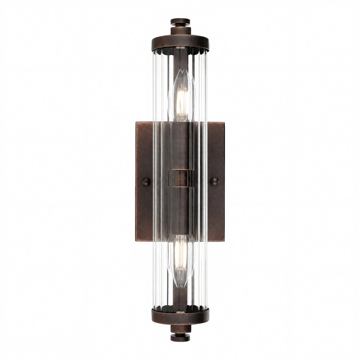 Rockford 2 Light Wall, Antique Brass