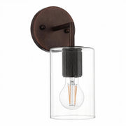 Selwyn 1 Light Wall Light, Antique Brass