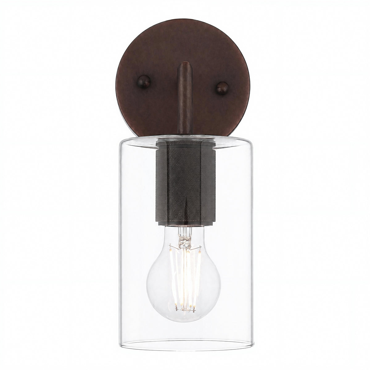 Selwyn 1 Light Wall Light, Antique Brass