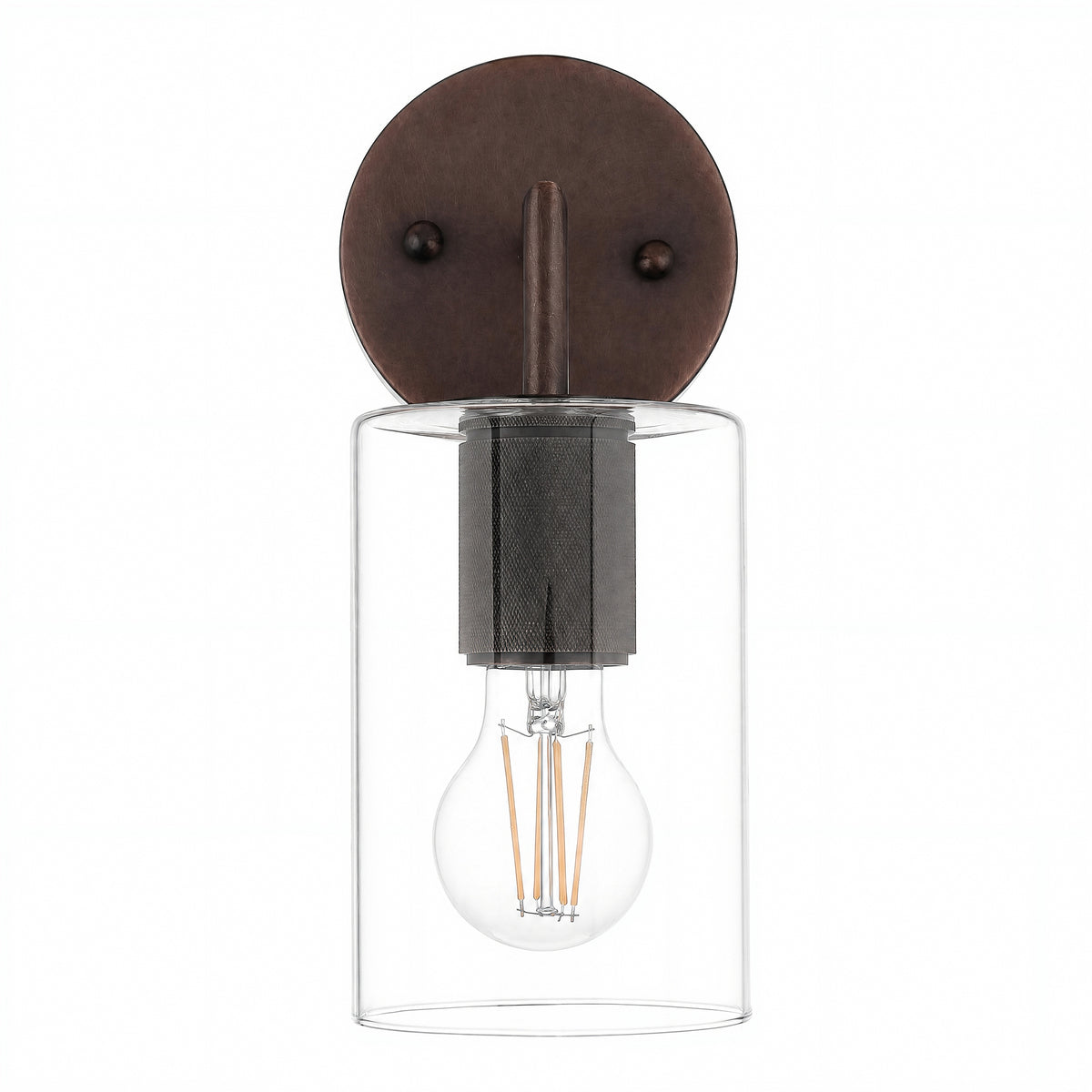 Selwyn 1 Light Wall Light, Antique Brass