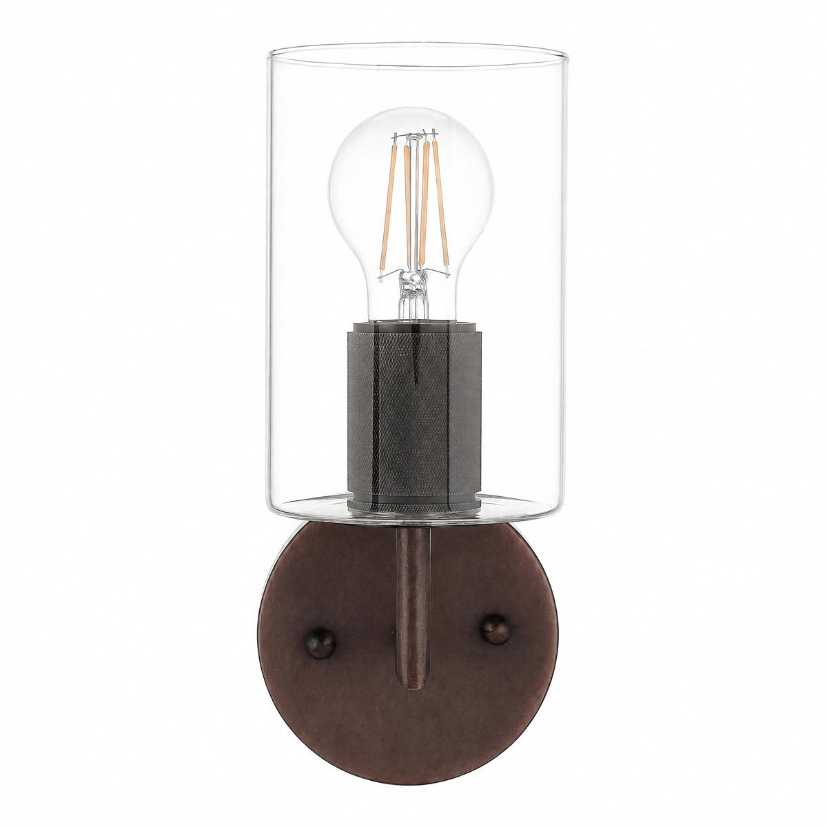 Selwyn 1 Light Wall Light, Antique Brass