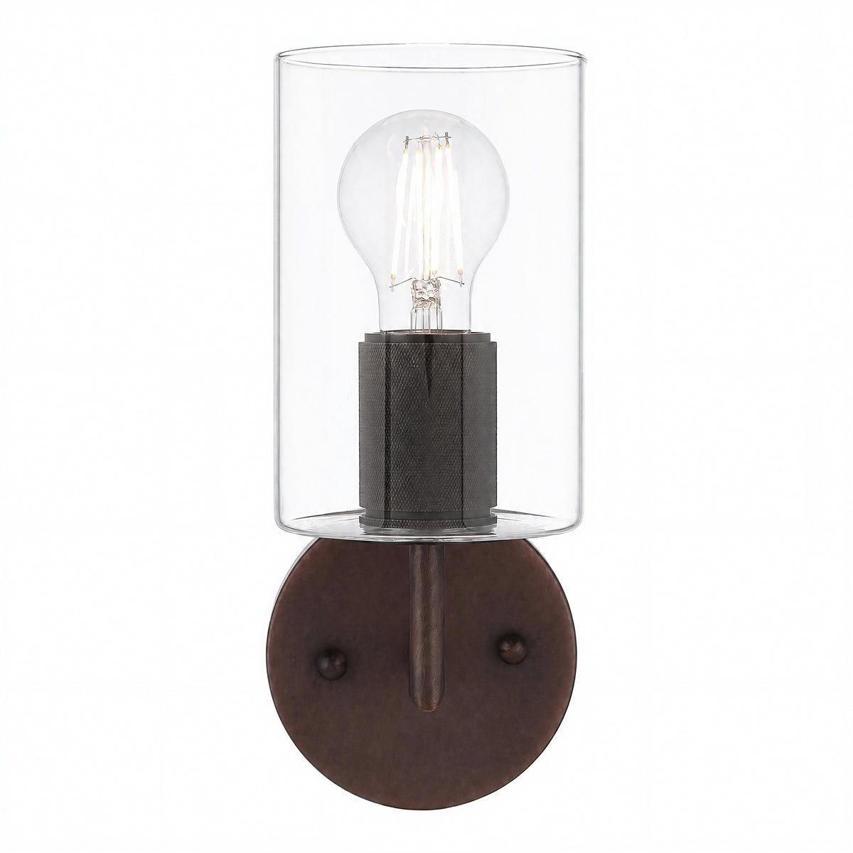 Selwyn 1 Light Wall Light, Antique Brass