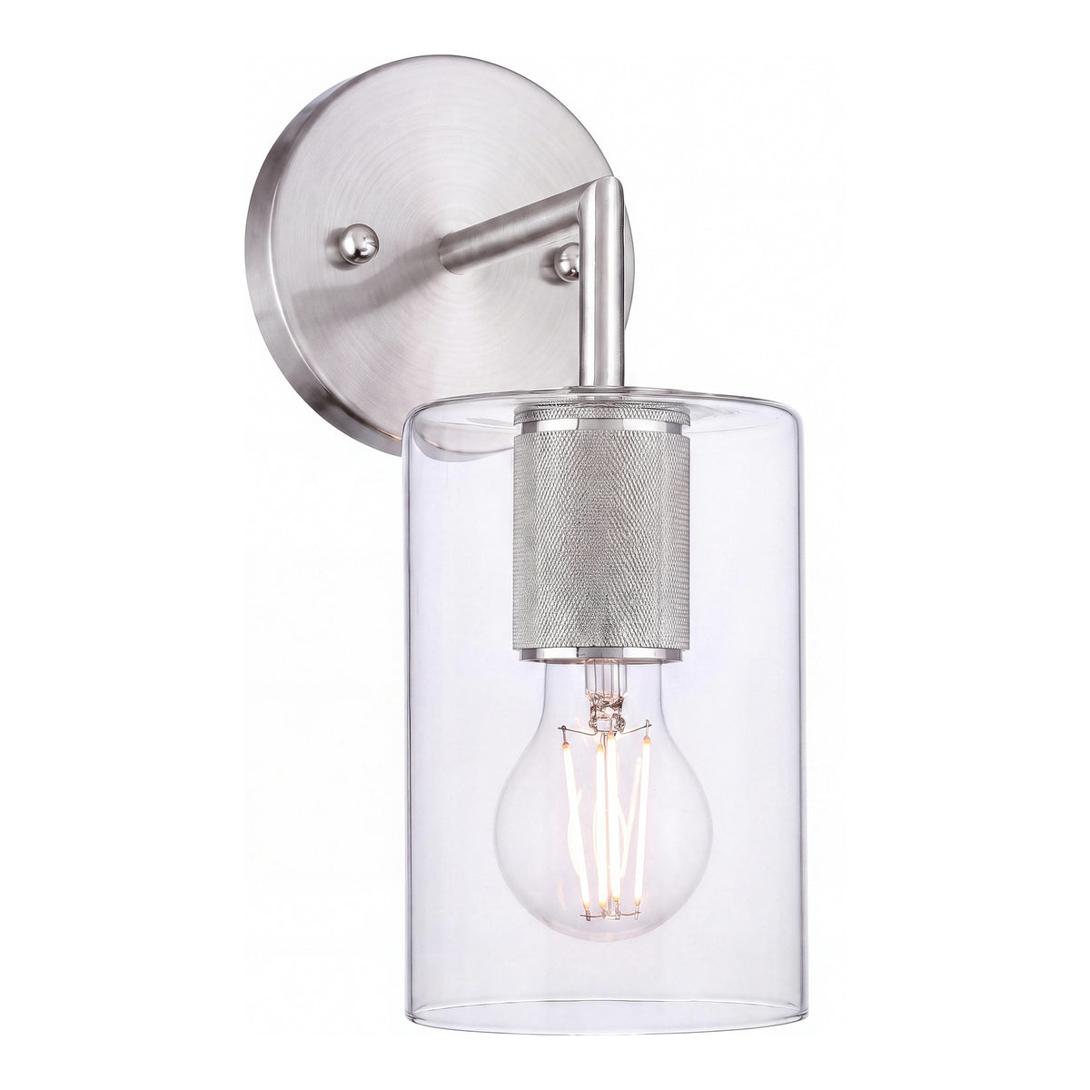 Selwyn 1 Light Wall Light, Brushed Nickel