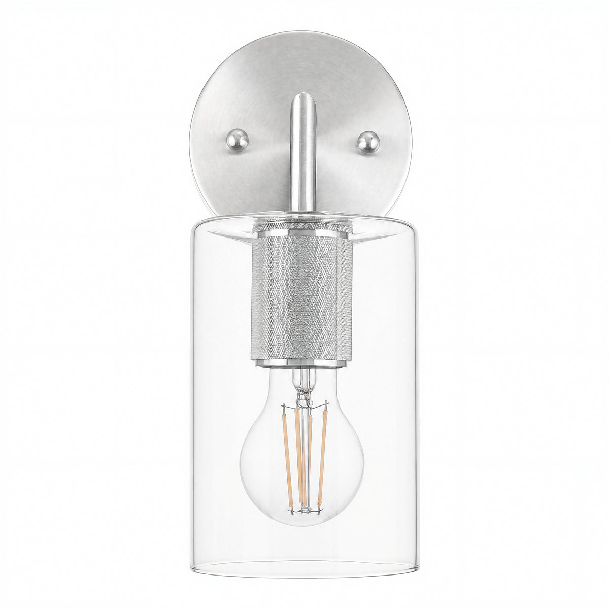 Selwyn 1 Light Wall Light, Brushed Nickel