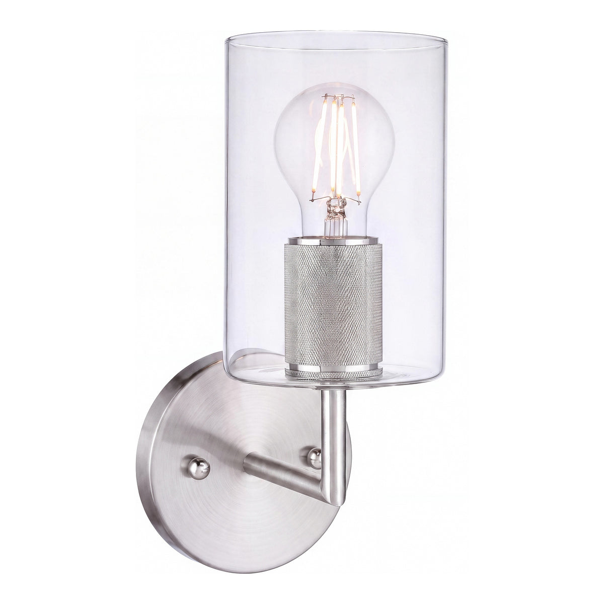 Selwyn 1 Light Wall Light, Brushed Nickel