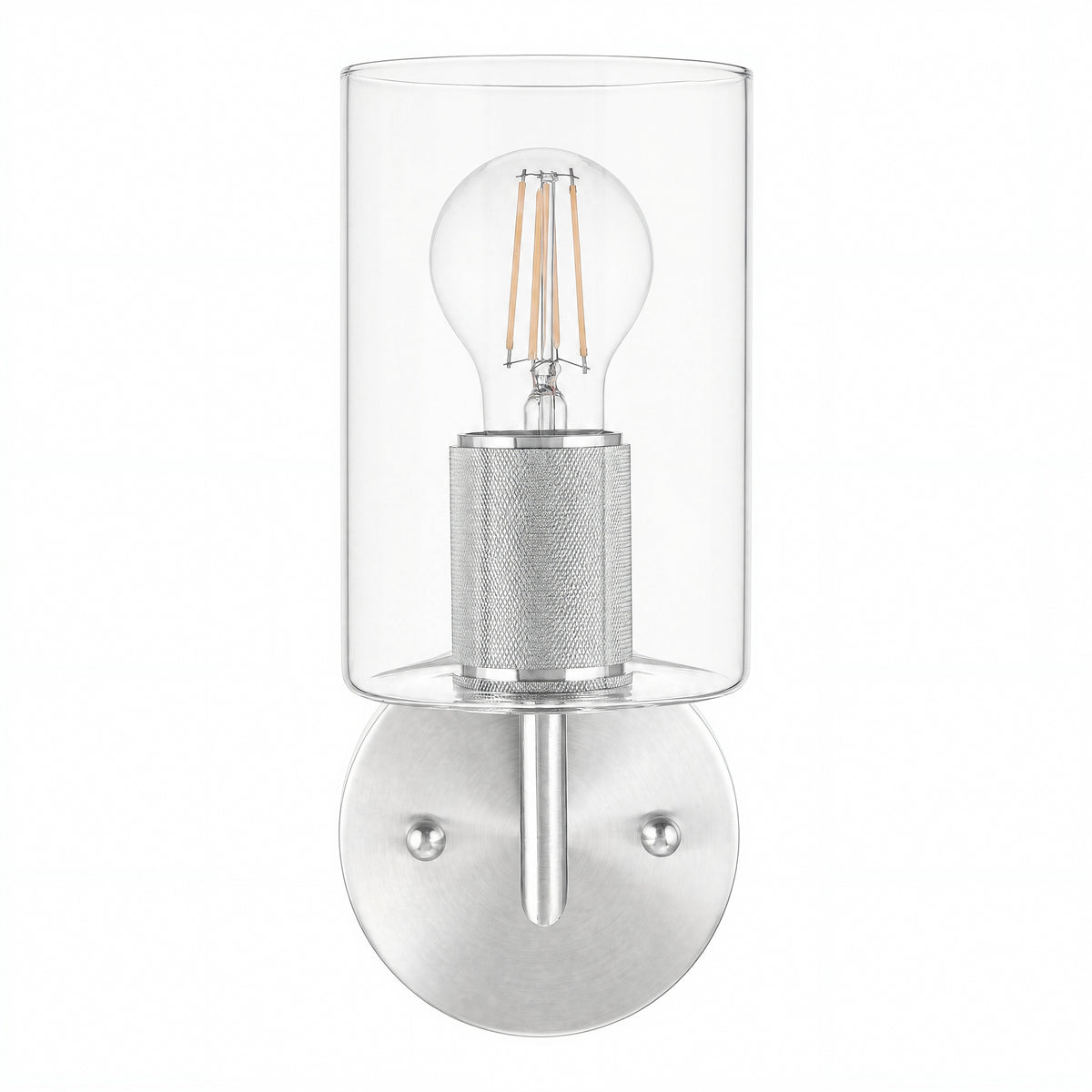 Selwyn 1 Light Wall Light, Brushed Nickel