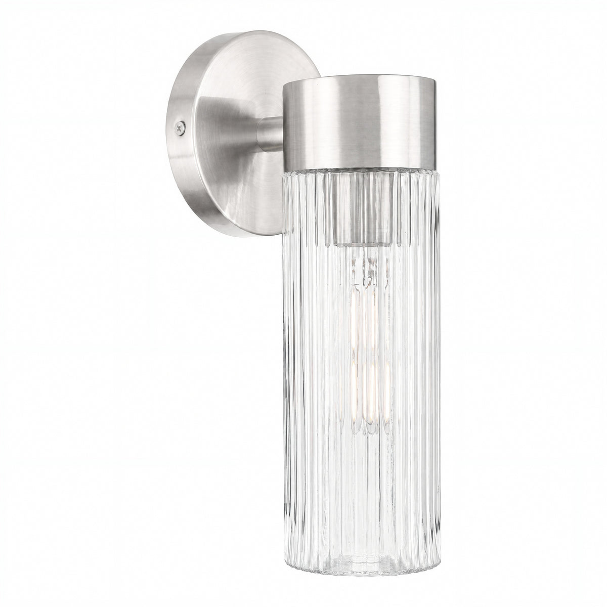 Elmsford 1 Light Wall Light, Brushed Nickel