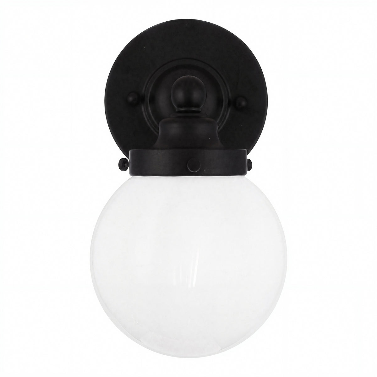Weston 1 Light Wall Light, Matte Black