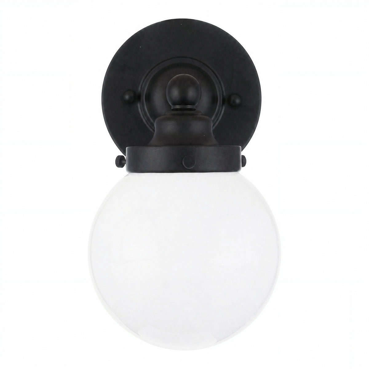 Weston 1 Light Wall Light, Matte Black