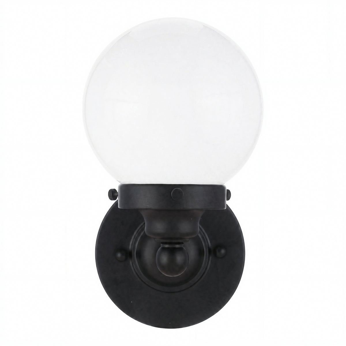Weston 1 Light Wall Light, Matte Black