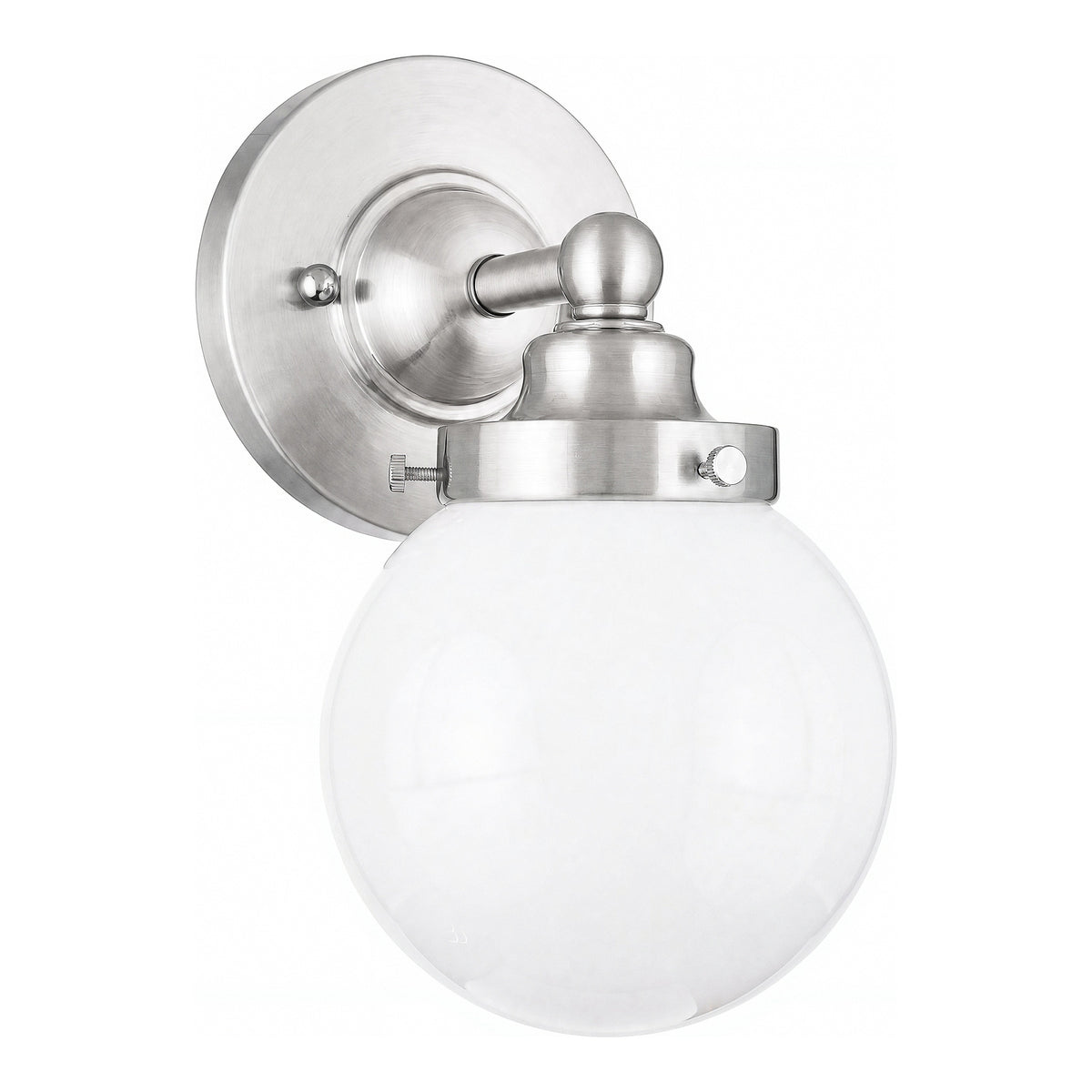 Weston 1 Light Wall Light, Brushed Nickel