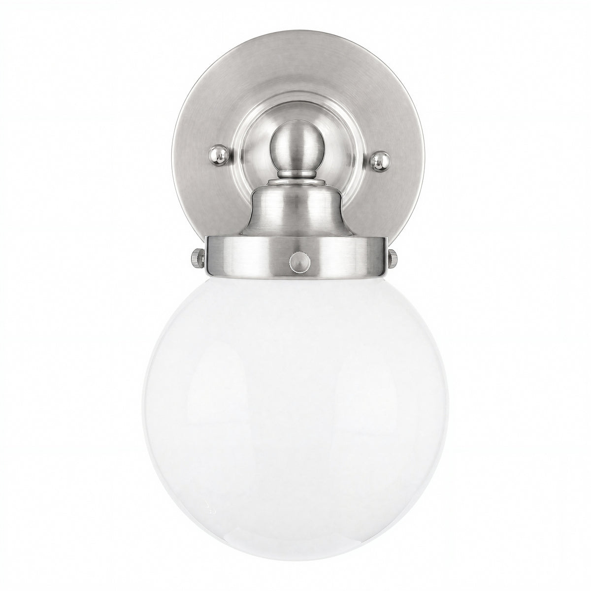 Weston 1 Light Wall Light, Brushed Nickel