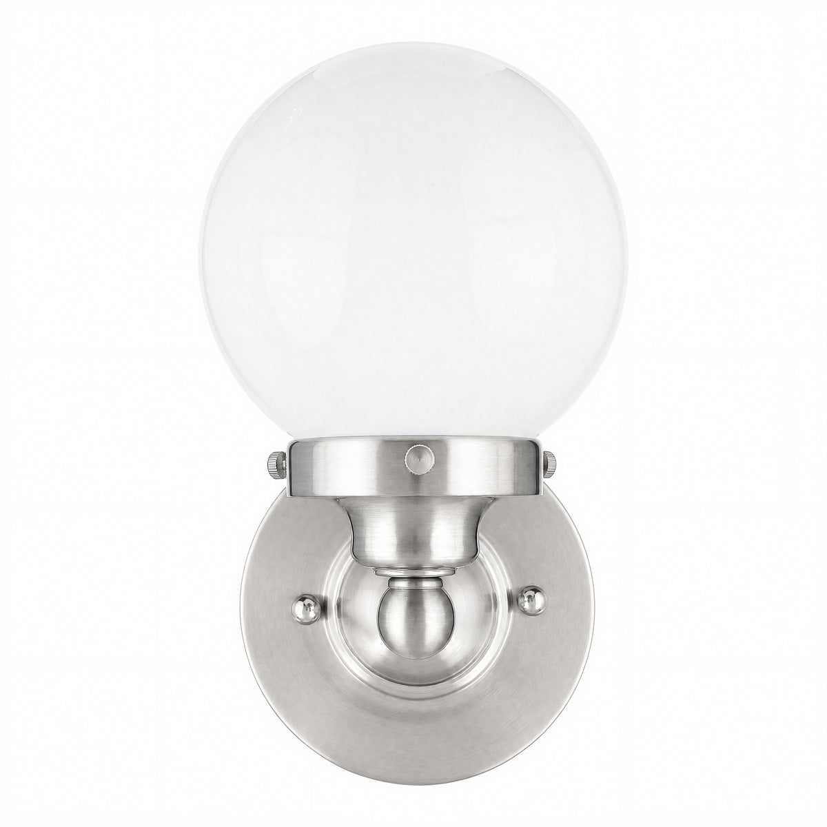 Weston 1 Light Wall Light, Brushed Nickel